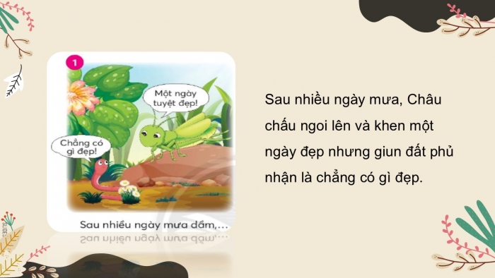 Giáo án điện tử Tiếng Việt 2 chân trời Bài 6: Mở rộng vốn từ Trái Đất (tiếp theo), Xem – kể Ngày như thế nào là đẹp?