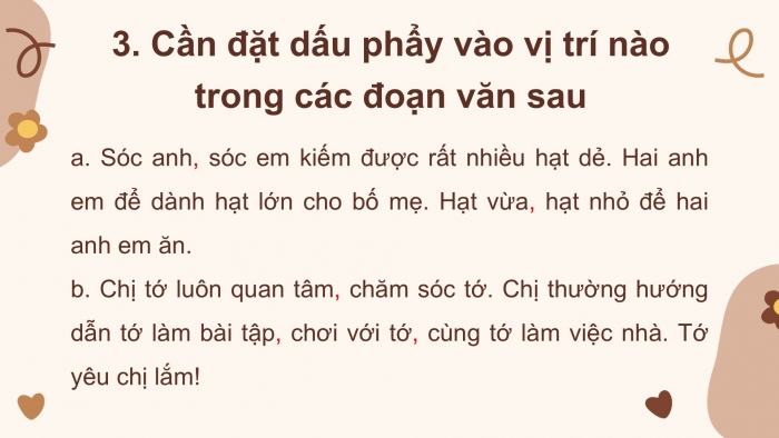 Giáo án điện tử tiếng Việt 2 kết nối Bài 32: Mở rộng vốn từ về tình cảm gia đình; Dấu phẩy