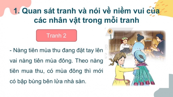 Giáo án điện tử Tiếng Việt 2 kết nối Bài 1: Kể chuyện Chuyện bốn mùa