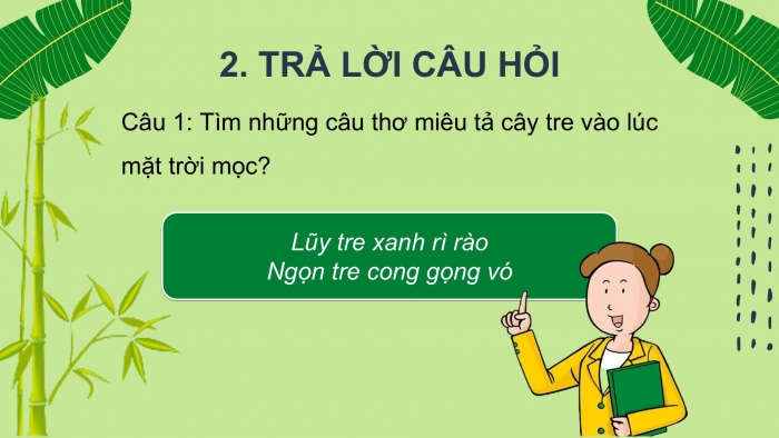 Giáo án điện tử Tiếng Việt 2 kết nối Bài 8: Luỹ tre