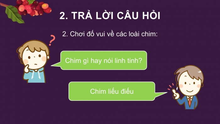 Giáo án điện tử Tiếng Việt 2 kết nối Bài 9: Vè chim