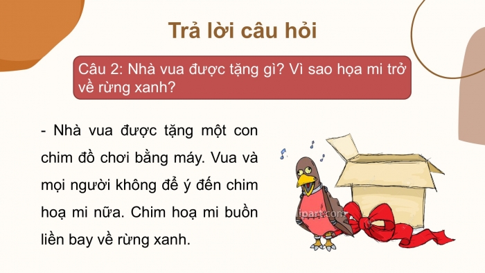 Giáo án điện tử Tiếng Việt 2 kết nối Bài 9: Kể chuyện Cảm ơn hoạ mi