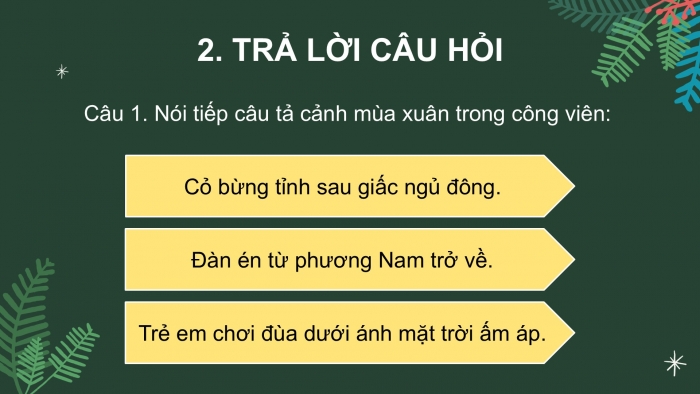 Giáo án điện tử Tiếng Việt 2 kết nối Bài 14: Cỏ non cười rồi