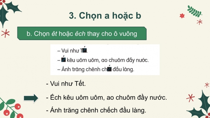 Giáo án điện tử Tiếng Việt 2 kết nối Bài 14: Nghe – viết Cỏ non cười rồi, Phân biệt ng/ngh, tr/ch, êt/êch