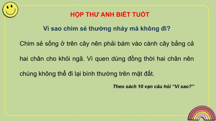 Giáo án điện tử Tiếng Việt 2 cánh diều Bài 23: Đọc sách báo viết về các loài chim