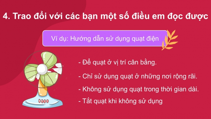 Giáo án điện tử Tiếng Việt 2 kết nối Bài 20: Viết đoạn văn tả một đồ dùng trong gia đình, Đọc mở rộng