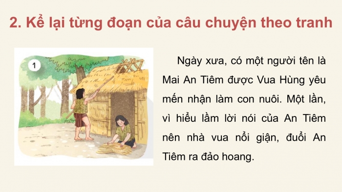 Giáo án điện tử Tiếng Việt 2 kết nối Bài 21: Kể chuyện Mai An Tiêm