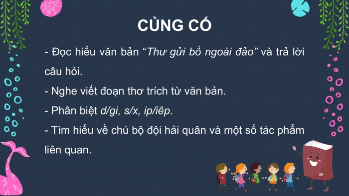 Giáo án điện tử Tiếng Việt 2 kết nối Bài 22: Viết lời cảm ơn các chú bộ đội hải quân, Đọc mở rộng