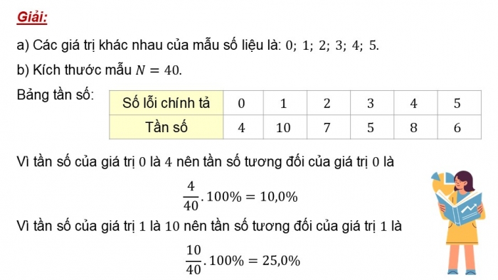 Giáo án điện tử Toán 9 chân trời Bài 2: Bảng tần số tương đối và biểu đồ tần số tương đối