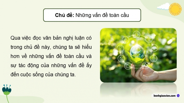 Giáo án điện tử Ngữ văn 9 chân trời Bài 6: Đấu tranh cho một thế giới hoà bình (G. G. Mác-két)