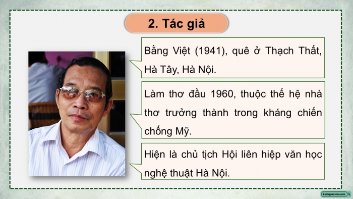 Giáo án điện tử Ngữ văn 9 cánh diều Bài 7: Bếp lửa (Bằng Việt)