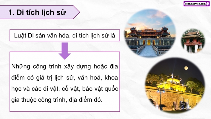 Giáo án điện tử Ngữ văn 9 cánh diều Bài 8: Quần thể di tích Cố đô Huế (Theo khamphahue.com.vn)