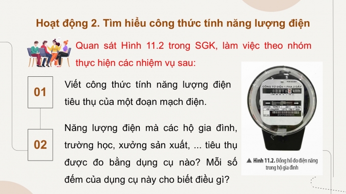 Giáo án điện tử KHTN 9 chân trời - Phân môn Vật lí Bài 11: Năng lượng điện. Công suất điện