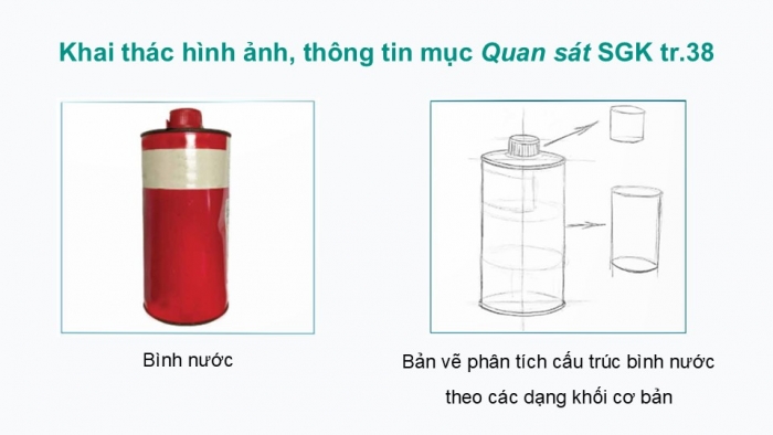 Giáo án điện tử Mĩ thuật 9 kết nối Bài 9: Tỉ lệ và hình khối của đồ vật