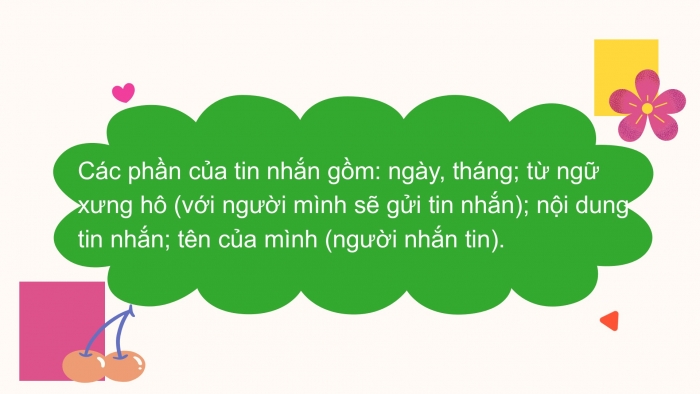 Giáo án điện tử Tiếng Việt 2 chân trời Bài 2: Viết tin nhắn