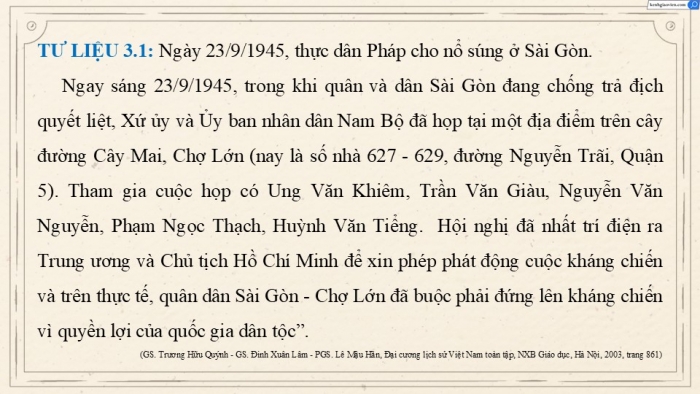 Giáo án điện tử Lịch sử 9 kết nối Bài 13: Việt Nam trong năm đầu sau Cách mạng tháng Tám năm 1945 (P2)