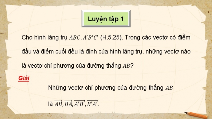 Giáo án điện tử Toán 12 kết nối Bài 15: Phương trình đường thẳng trong không gian