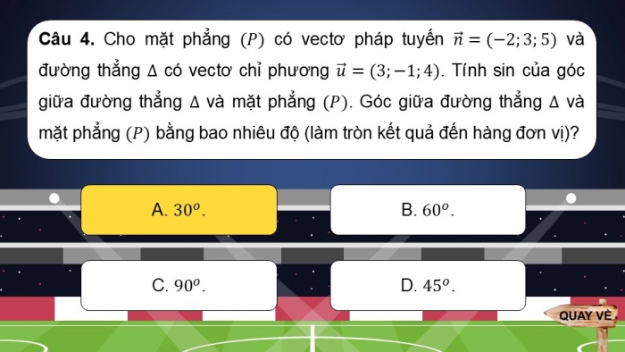 Giáo án điện tử Toán 12 chân trời Bài 2: Phương trình đường thẳng trong không gian (P3)