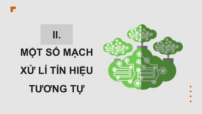 Giáo án điện tử Công nghệ 12 Điện - Điện tử Kết nối Bài 18: Giới thiệu về điện tử tương tự