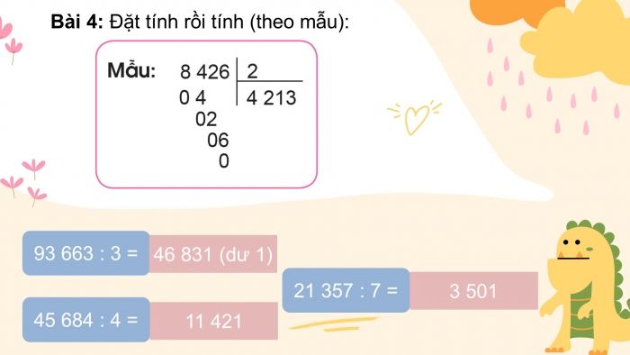 Giáo án điện tử Toán 3 cánh diều bài Luyện tập (Chương 4 tr. 73)