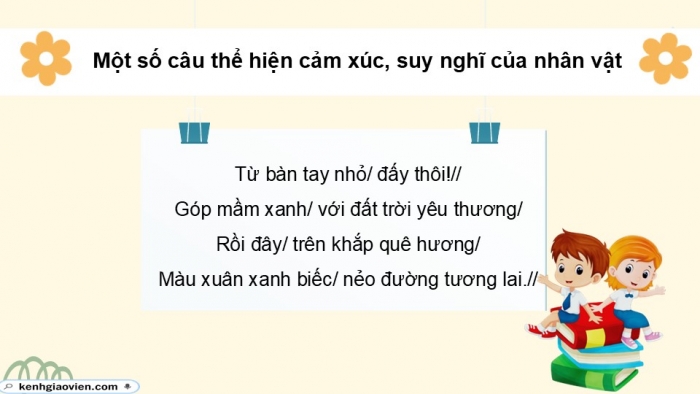 Giáo án điện tử Tiếng Việt 5 chân trời Bài 3: Mùa xuân em đi trồng cây