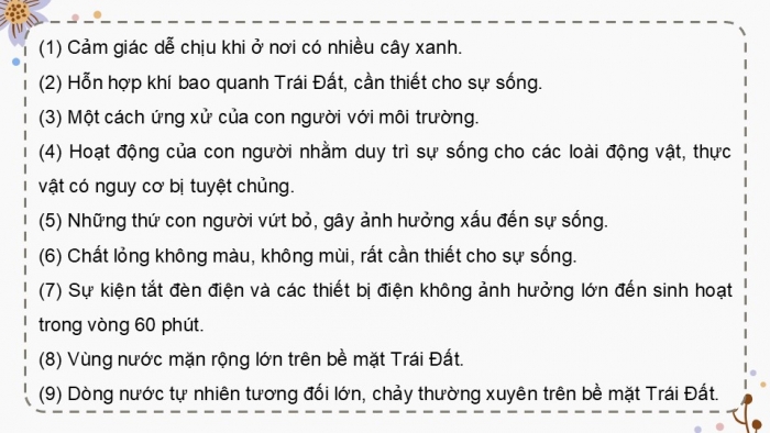 Giáo án điện tử Tiếng Việt 5 chân trời Bài 8: Mở rộng vốn từ Môi trường