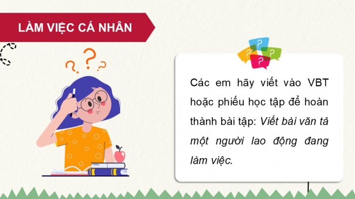 Giáo án điện tử Tiếng Việt 5 chân trời Bài 1: Luyện tập lập dàn ý cho bài văn tả người