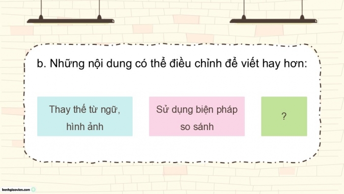 Giáo án điện tử Tiếng Việt 5 chân trời Bài 2: Trả bài văn tả người (Bài viết số 1)