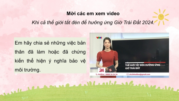 Giáo án điện tử Đạo đức 5 chân trời Bài 8: Em bảo vệ môi trường
