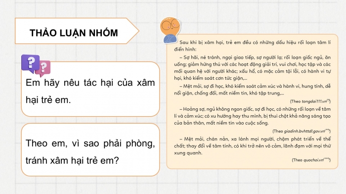 Giáo án điện tử Đạo đức 5 cánh diều Bài 9: Em nhận biết biểu hiện xâm hại