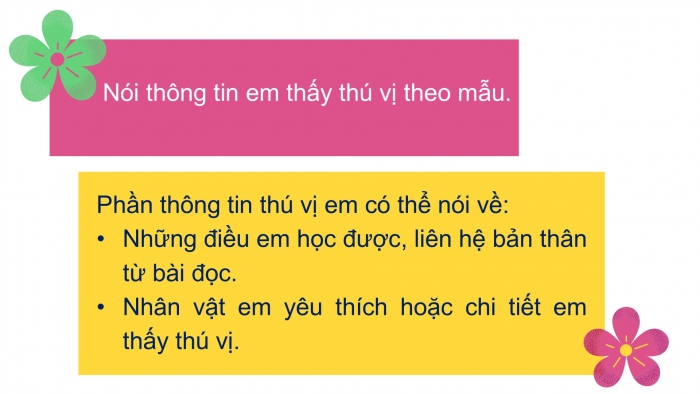 Giáo án điện tử Tiếng Việt 2 chân trời Ôn tập giữa học kì I - Ôn tập 2 (Tiết 1)