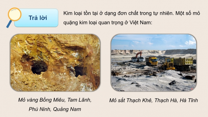 Giáo án điện tử Hoá học 12 kết nối Bài 20: Kim loại trong tự nhiên và phương pháp tách kim loại