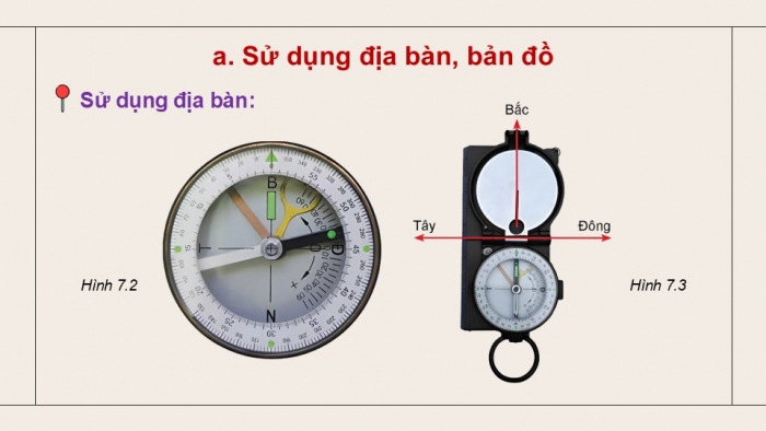 Giáo án điện tử Quốc phòng an ninh 12 kết nối Bài 7: Tìm và giữ phương hướng