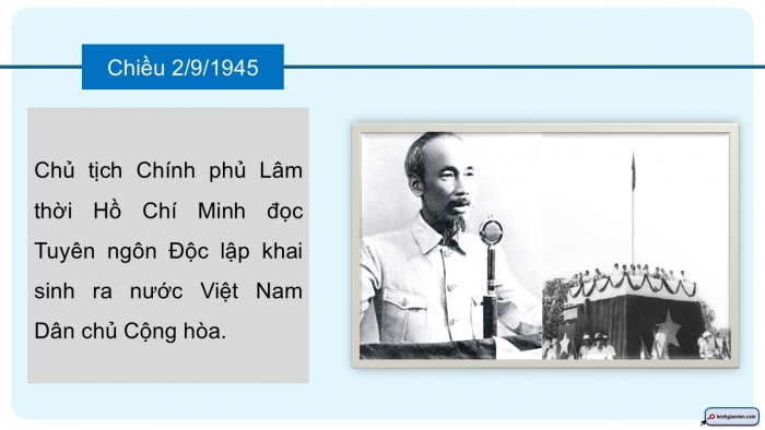 Giáo án điện tử Ngữ văn 12 cánh diều Bài 6: Tuyên ngôn Độc lập (Hồ Chí Minh)