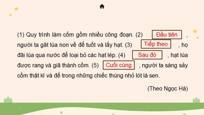 Giáo án điện tử Tiếng Việt 5 kết nối Bài 11: Liên kết câu bằng từ ngữ nối