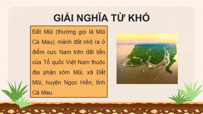 Giáo án điện tử Tiếng Việt 5 kết nối Bài 16: Về thăm Đất Mũi