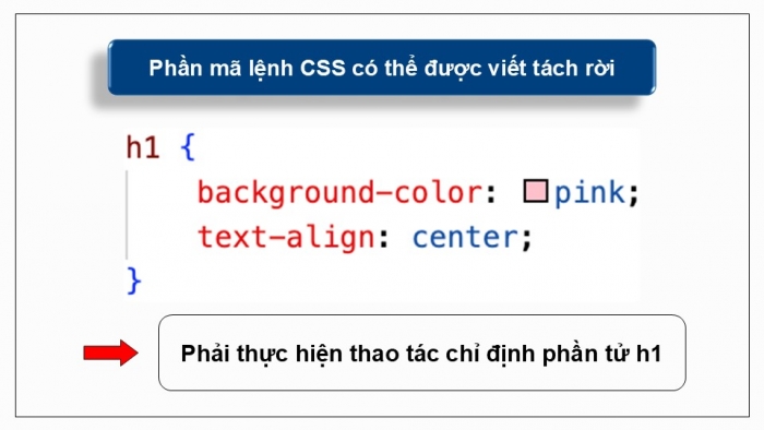 Giáo án điện tử Khoa học máy tính 12 chân trời Bài F9: Một số kĩ thuật định kiểu bằng vùng chọn trong CSS