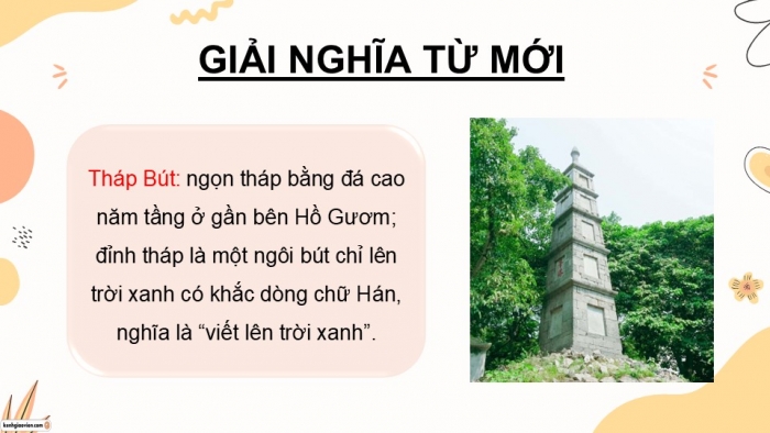 Giáo án điện tử Tiếng Việt 5 chân trời Bài 3: Ngàn lời sử xanh