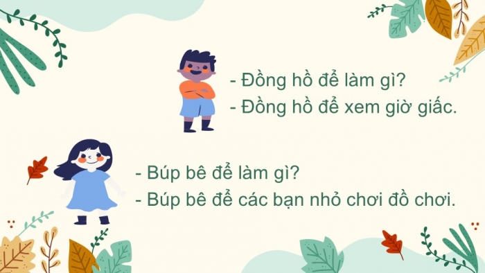 Giáo án điện tử Tiếng Việt 2 chân trời Bài 2: Mở rộng vốn từ Đồ vật, Nói và đáp lời xin lỗi, lời từ chối