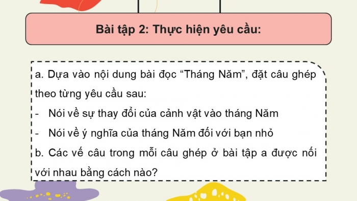 Giáo án điện tử Tiếng Việt 5 chân trời Bài Ôn tập giữa học kì II (Tiết 2)