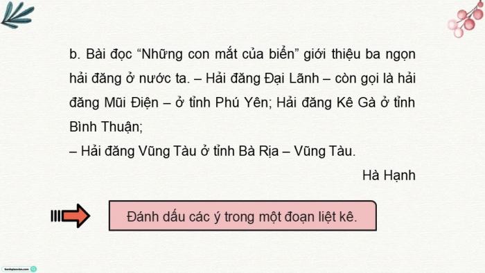 Giáo án điện tử Tiếng Việt 5 chân trời Bài Ôn tập giữa học kì II (Tiết 3)