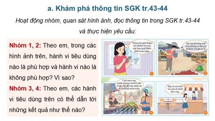 Giáo án điện tử Công dân 9 chân trời Bài 8: Tiêu dùng thông minh