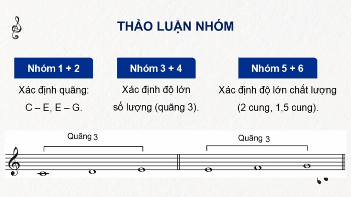 Giáo án điện tử Âm nhạc 9 kết nối Tiết 20: Lí thuyết âm nhạc Sơ lược về hợp âm, Đọc nhạc Bài đọc nhạc số 3