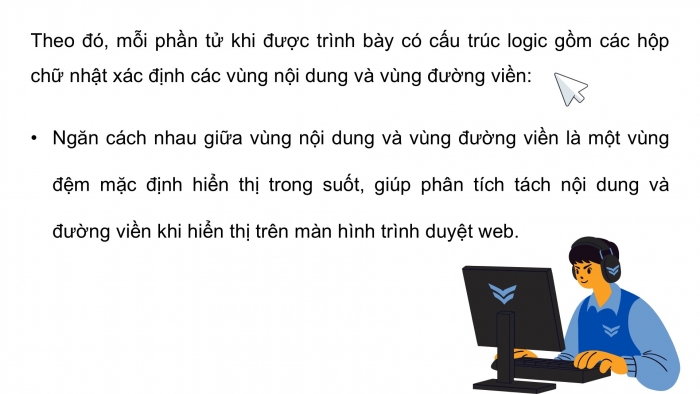 Giáo án điện tử Tin học ứng dụng 12 cánh diều Bài 11: Mô hình hộp, bố cục trang web