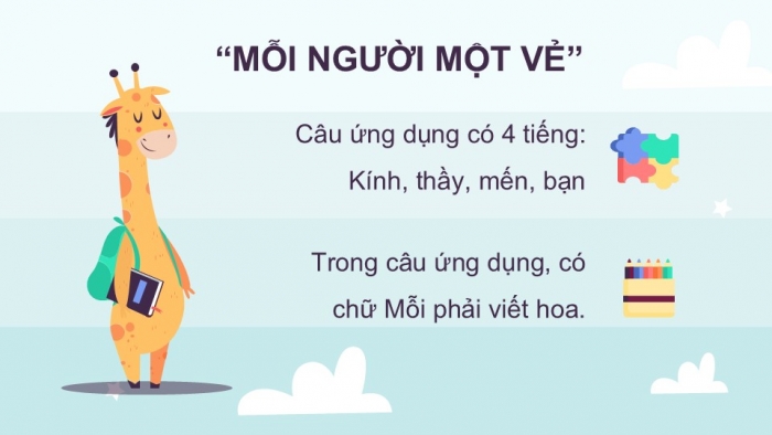 Giáo án điện tử Tiếng Việt 2 chân trời Bài 3: Viết chữ hoa M, Từ chỉ đặc điểm, Câu kiểu Ai thế nào?