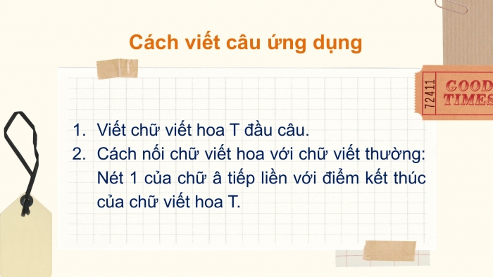 Giáo án điện tử Tiếng Việt 2 chân trời Bài 3: Viết chữ hoa T, Từ chỉ đặc điểm, Dấu chấm