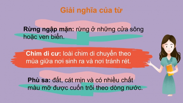 Giáo án điện tử Tiếng Việt 2 chân trời Bài 2: Đọc Rừng ngập mặn Cà Mau, Nghe – viết Rừng ngập mặn Cà Mau, Viết hoa tên địa lí, phân biệt r/d/gi, im/iêm