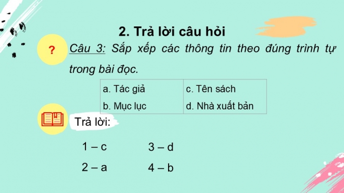 Giáo án điện tử tiếng Việt 2 kết nối Bài 15: Cuốn sách của em