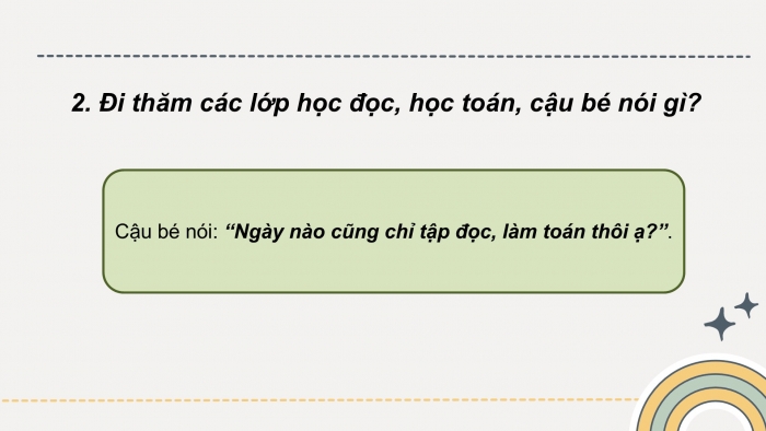 Giáo án điện tử Tiếng Việt 2 cánh diều Bài 10: Đến trường