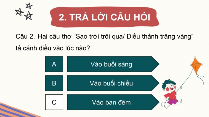 Giáo án điện tử tiếng Việt 2 kết nối Bài 21: Thả diều